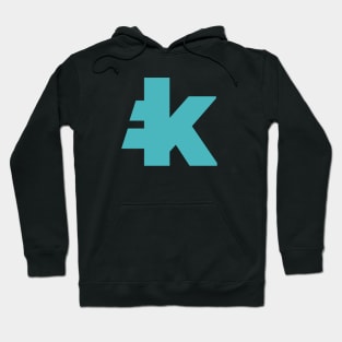 Kryll.io Cryptocurrency - Teal Logo Hoodie